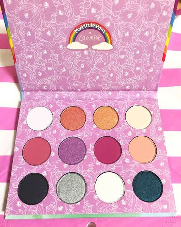 My Little Pony eyeshadow palette/ColourPop/アイシャドウパレットを使ったクチコミ（1枚目）