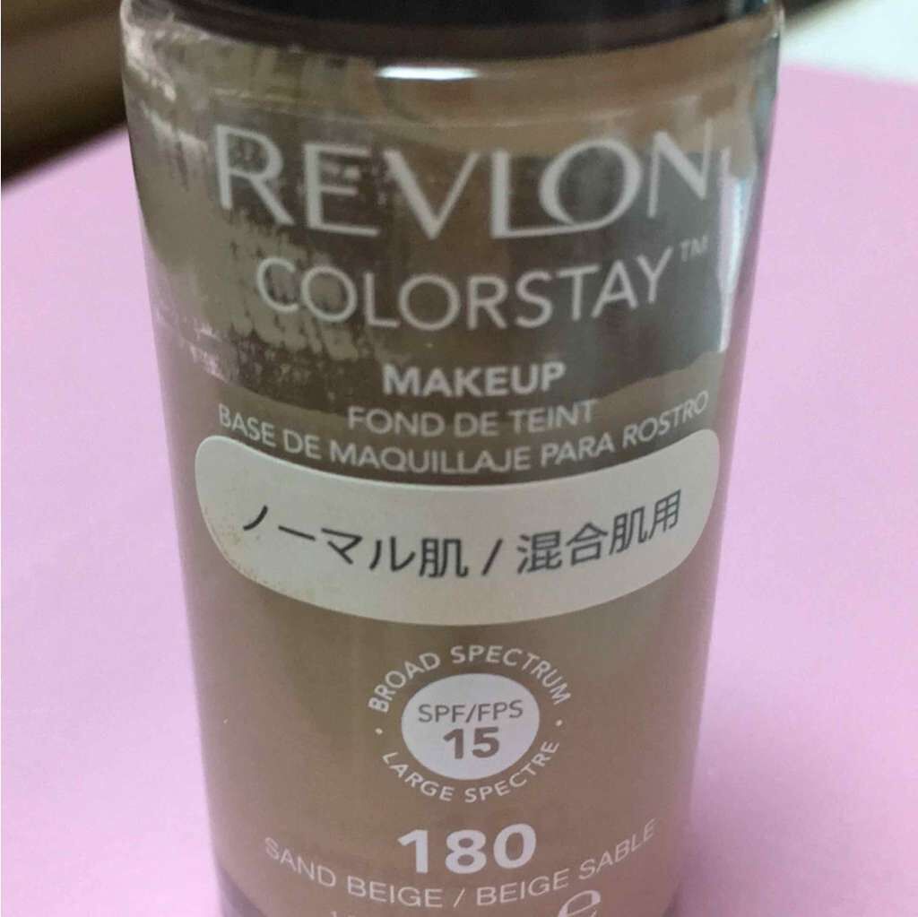 カラーステイ メイクアップ/REVLON/リキッドファンデーションを使ったクチコミ(1枚目)