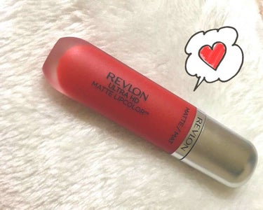 REVLON ウルトラ HD マット リップカラーのクチコミ「レブロン 
ウルトラHDマットリップカラー 028 
￥1500+tax

◎特徴
かなり強め.....」（1枚目）