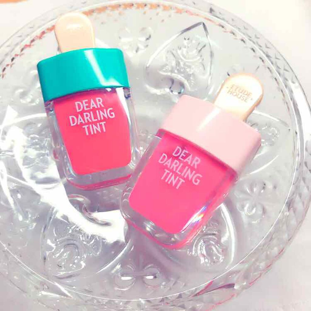 ディアダーリン ウォータージェルティント (アイスティント)/ETUDE/口紅を使ったクチコミ(1枚目)