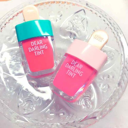 ディアダーリン ウォータージェルティント (アイスティント)/ETUDE/口紅を使ったクチコミ(1枚目)