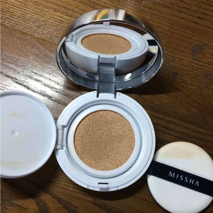 M クッション ファンデーション(モイスチャー)/MISSHA/クッションファンデーションを使ったクチコミ(2枚目)
