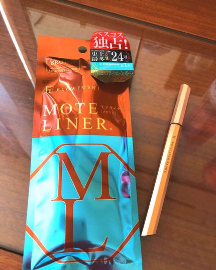 モテライナー リキッド/UZU BY FLOWFUSHI/リキッドアイライナーを使ったクチコミ(1枚目)