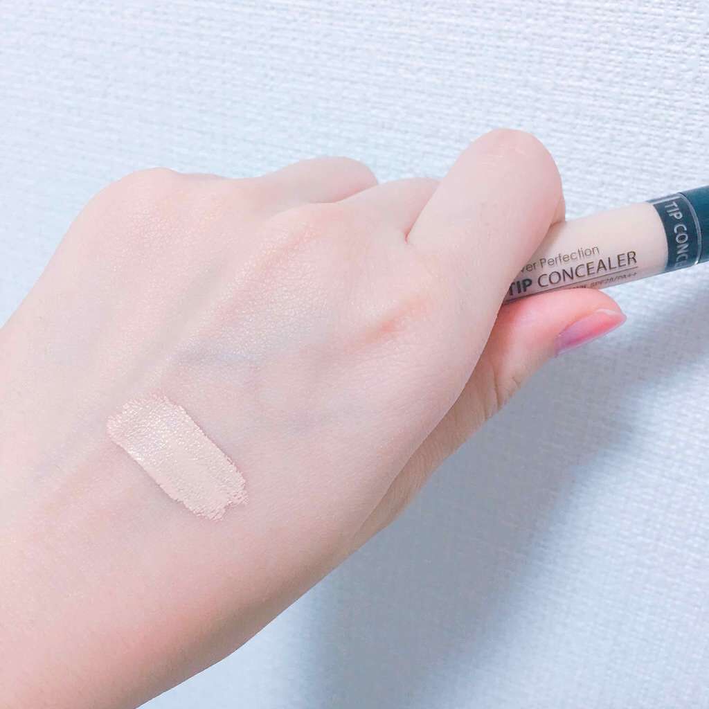 カバーパーフェクション チップコンシーラー/the SAEM/リキッドコンシーラーを使ったクチコミ(3枚目)