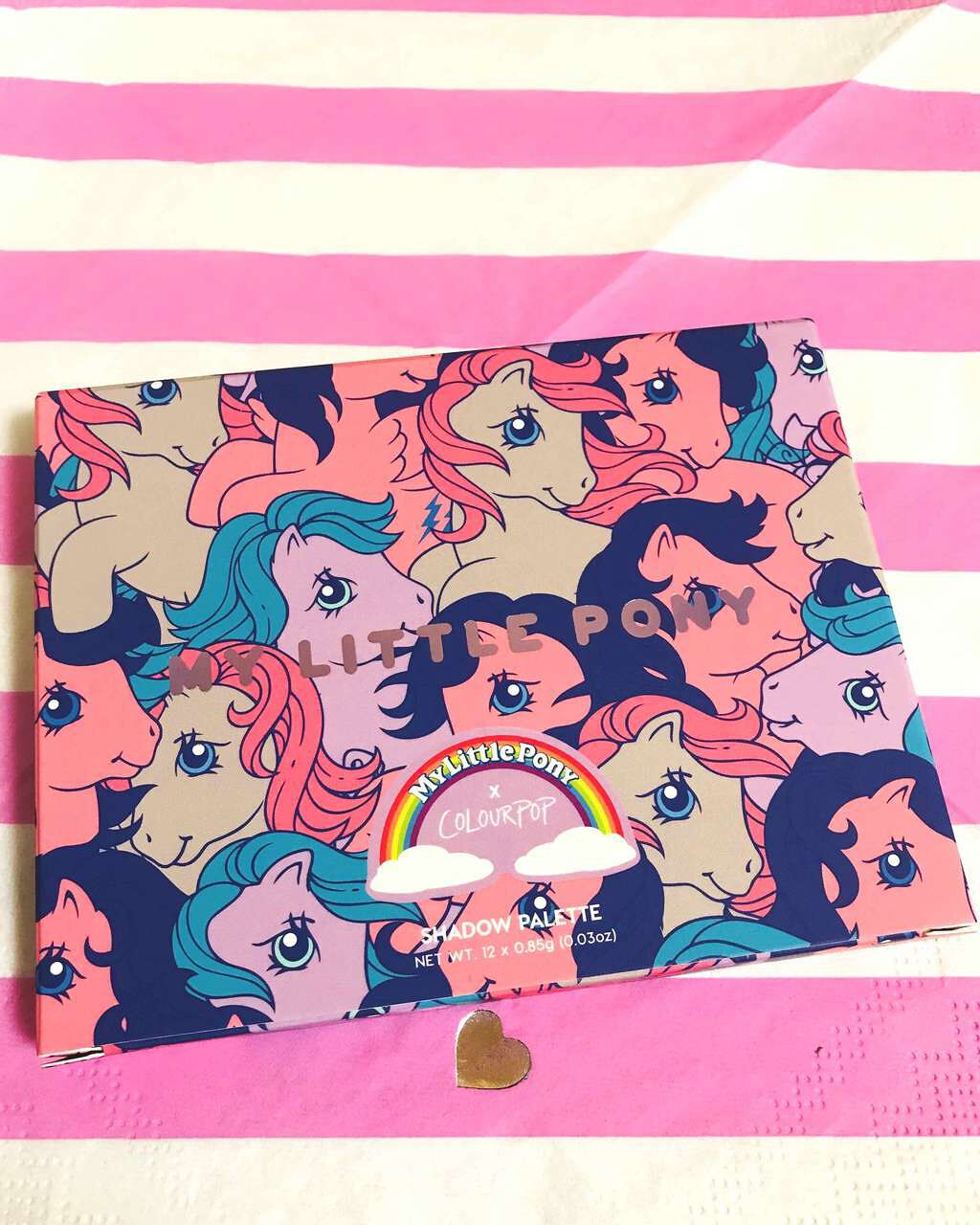 My Little Pony eyeshadow palette/ColourPop/アイシャドウパレットを使ったクチコミ(2枚目)