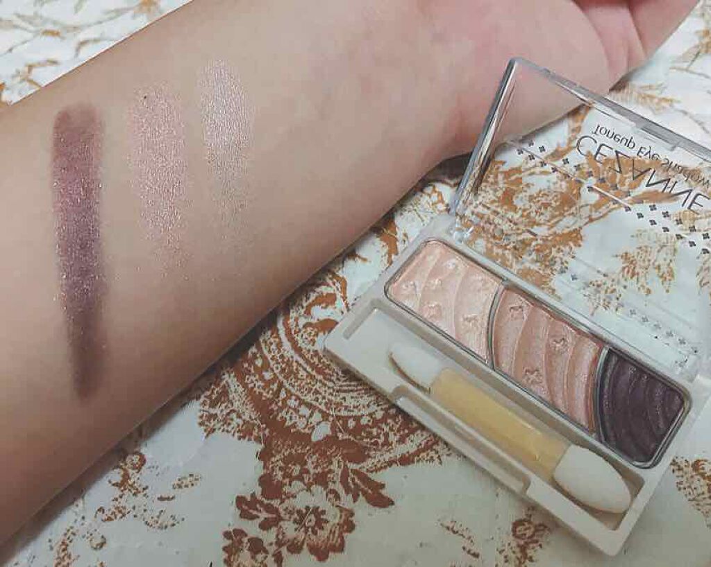 トーンアップアイシャドウ/CEZANNE/アイシャドウパレットを使ったクチコミ(1枚目)