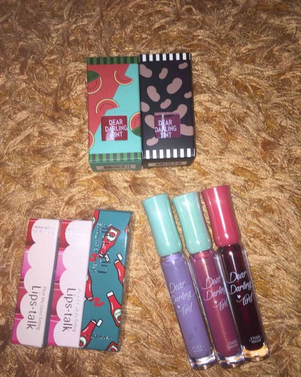 ディアダーリン ウォータージェルティント (アイスティント)/ETUDE/口紅を使ったクチコミ(1枚目)