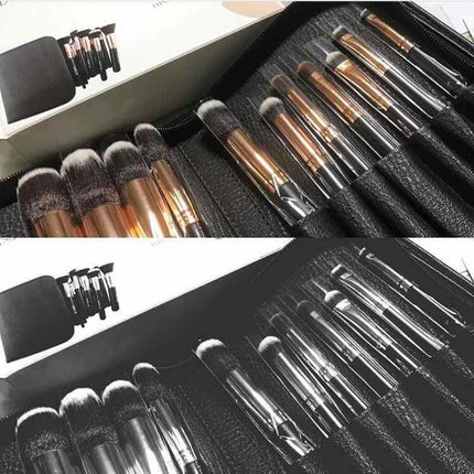 貴族のゴールド メイクブラシ11本セット 化粧ポーチ付き/SIXPLUS/メイクブラシを使ったクチコミ(1枚目)