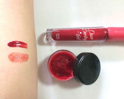 ディアダーリン ウォータージェルティント/ETUDE/リップティントを使ったクチコミ(2枚目)