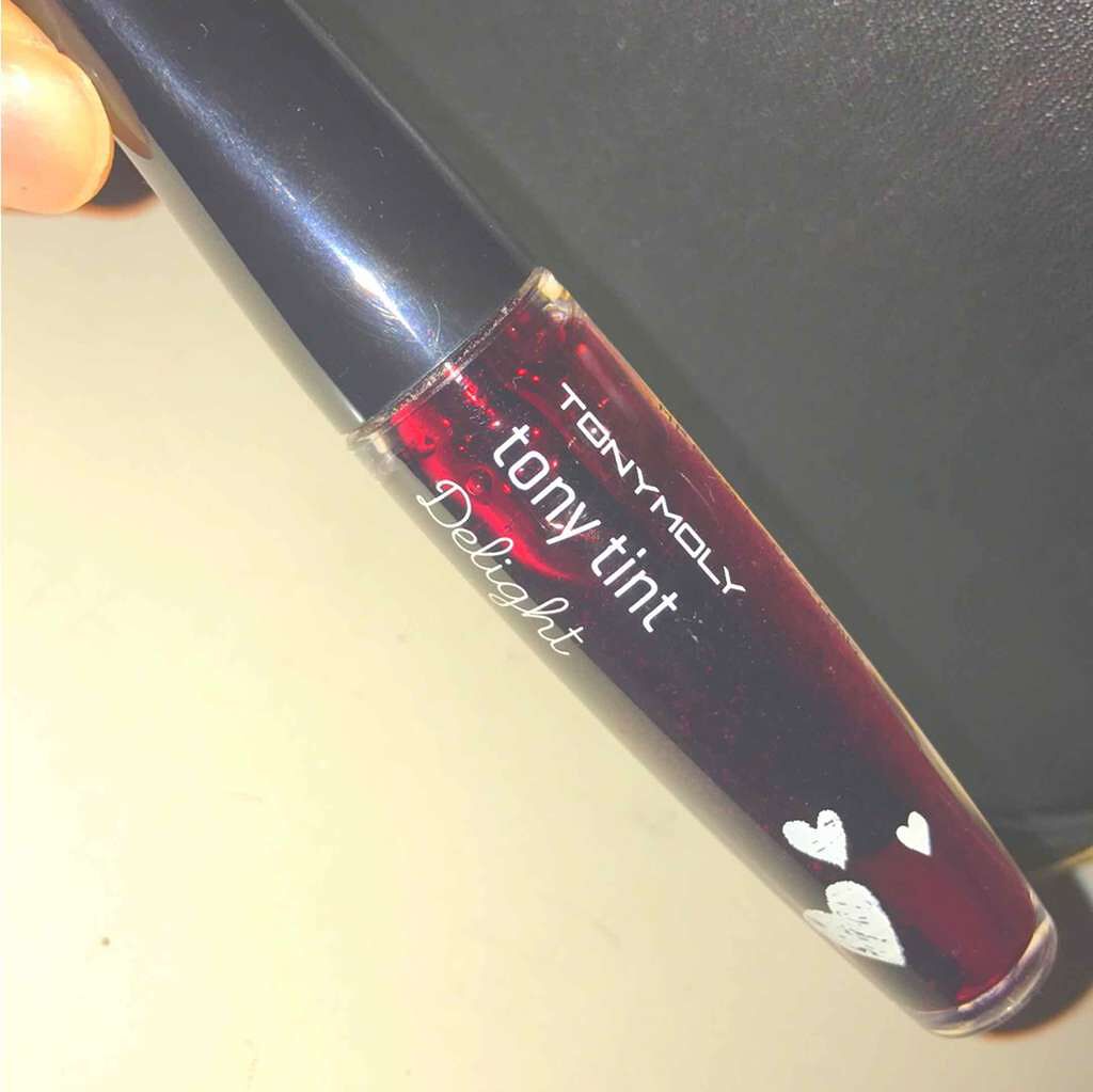 ディライト トニーティント オレンジチャチャ/TONYMOLY/リップティントを使ったクチコミ（1枚目）