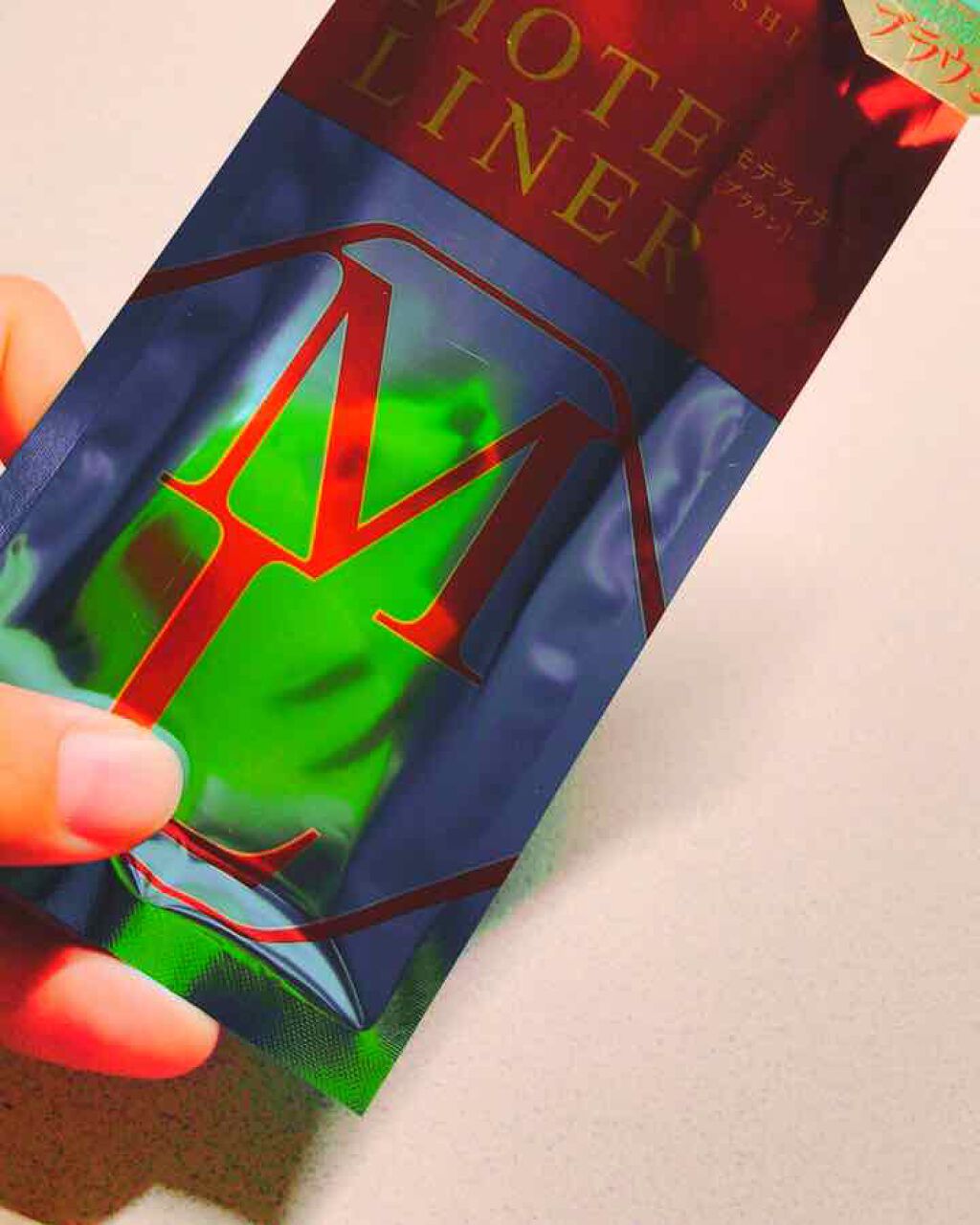 モテライナー リキッド/UZU BY FLOWFUSHI/リキッドアイライナーを使ったクチコミ（1枚目）