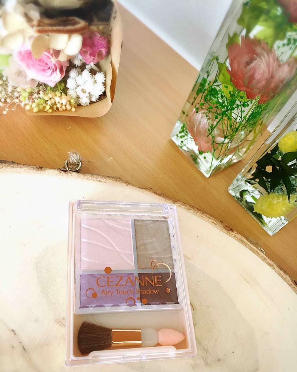 エアリータッチシャドウ/CEZANNE/アイシャドウパレットを使ったクチコミ(1枚目)