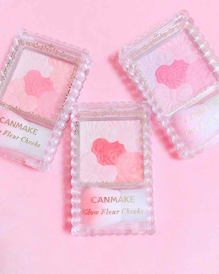 グロウフルールチークス/キャンメイク/パウダーチークを使ったクチコミ(1枚目)