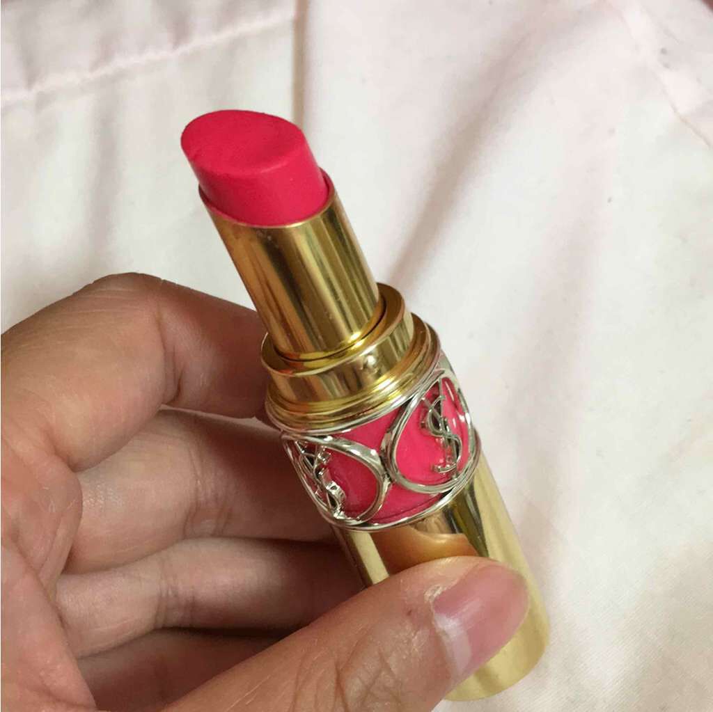 ルージュ ヴォリュプテ シャイン/YVES SAINT LAURENT BEAUTE/口紅を使ったクチコミ(1枚目)