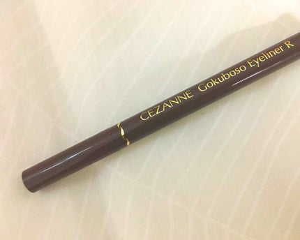 極細 アイライナーR 20 ブラウン/CEZANNE/リキッドアイライナーを使ったクチコミ(1枚目)