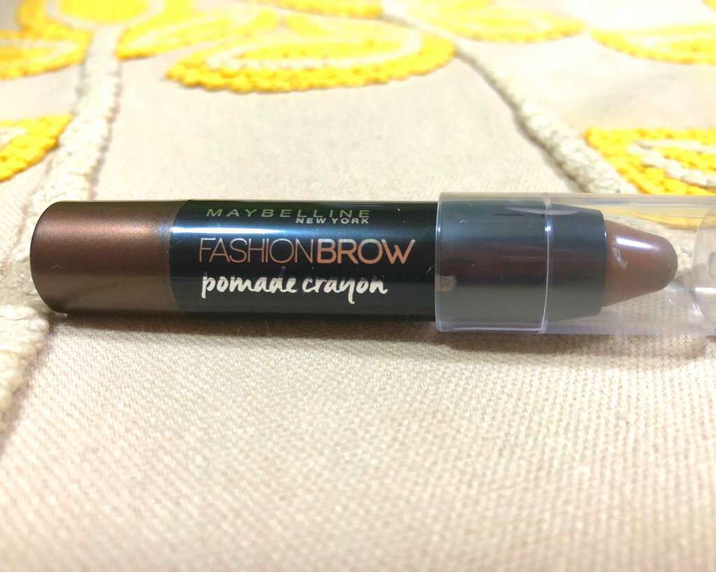 ファッションブロウ ポマードクレヨン/MAYBELLINE NEW YORK/その他アイブロウを使ったクチコミ(1枚目)
