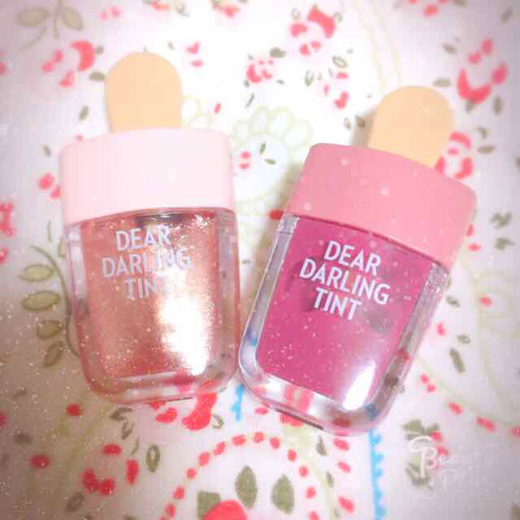 ディアダーリン ウォータージェルティント (アイスティント)/ETUDE/口紅を使ったクチコミ(1枚目)