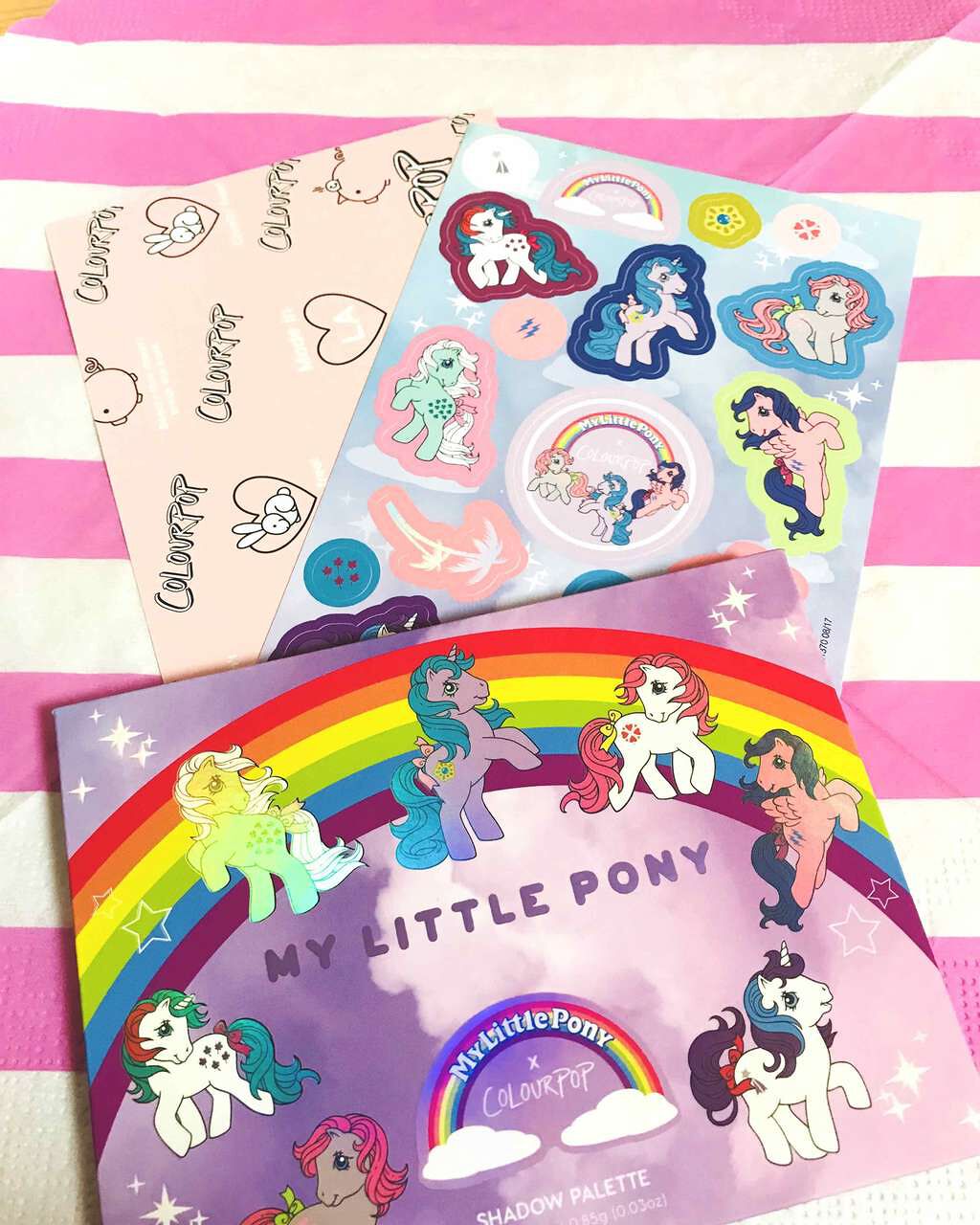 My Little Pony eyeshadow palette/ColourPop/アイシャドウパレットを使ったクチコミ（3枚目）