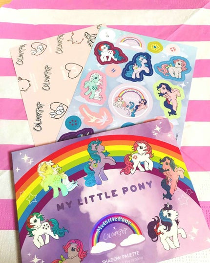 My Little Pony eyeshadow palette/ColourPop/アイシャドウパレットを使ったクチコミ(3枚目)