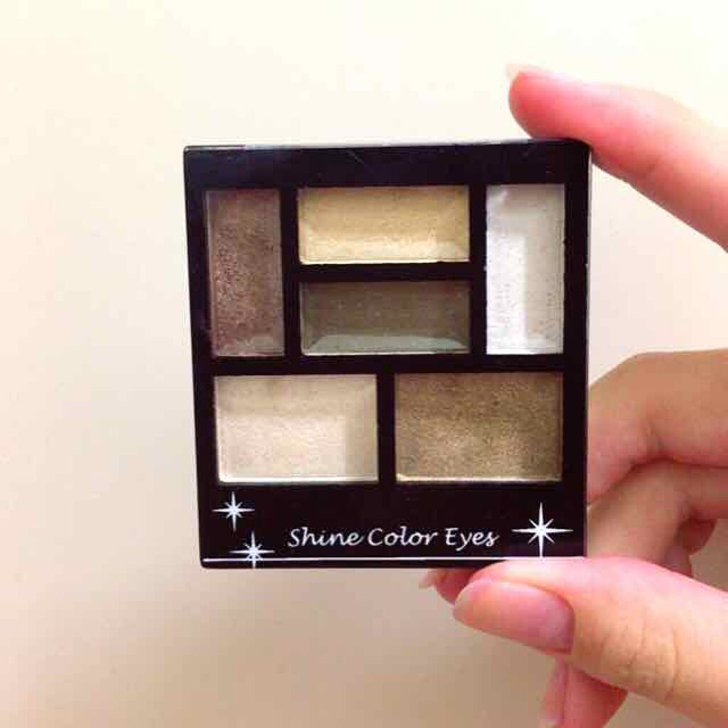 エルファー シャインカラーアイズ/DAISO/アイシャドウパレットを使ったクチコミ(1枚目)