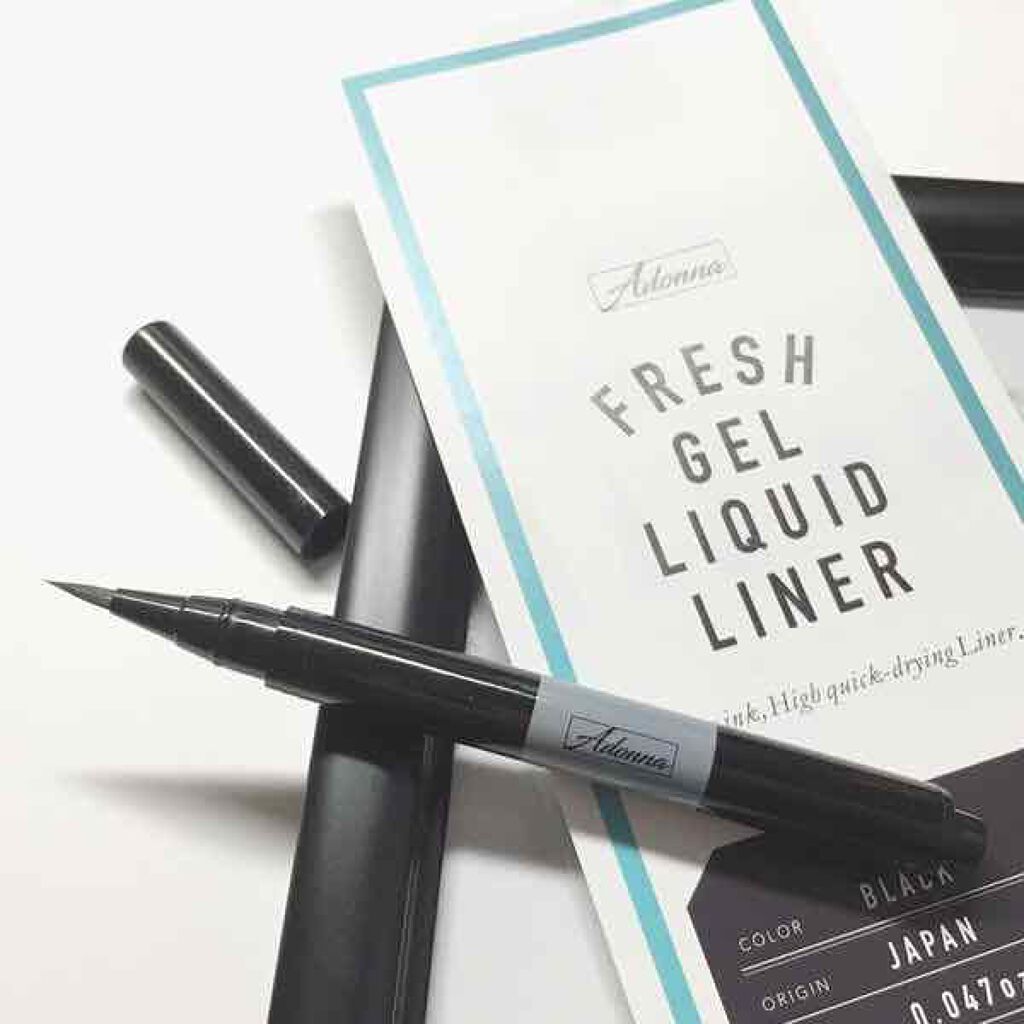 フレッシュゲル リキッドライナー/Adonna/リキッドアイライナーを使ったクチコミ(2枚目)