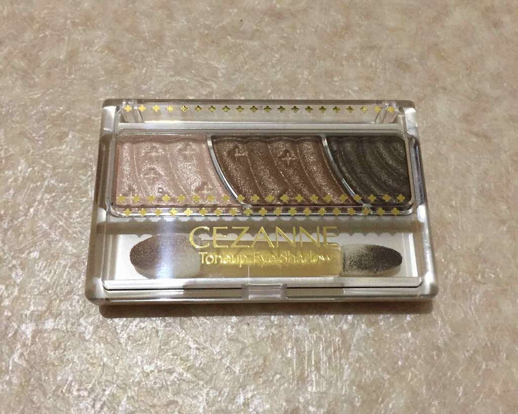 トーンアップアイシャドウ/CEZANNE/アイシャドウパレットを使ったクチコミ(1枚目)