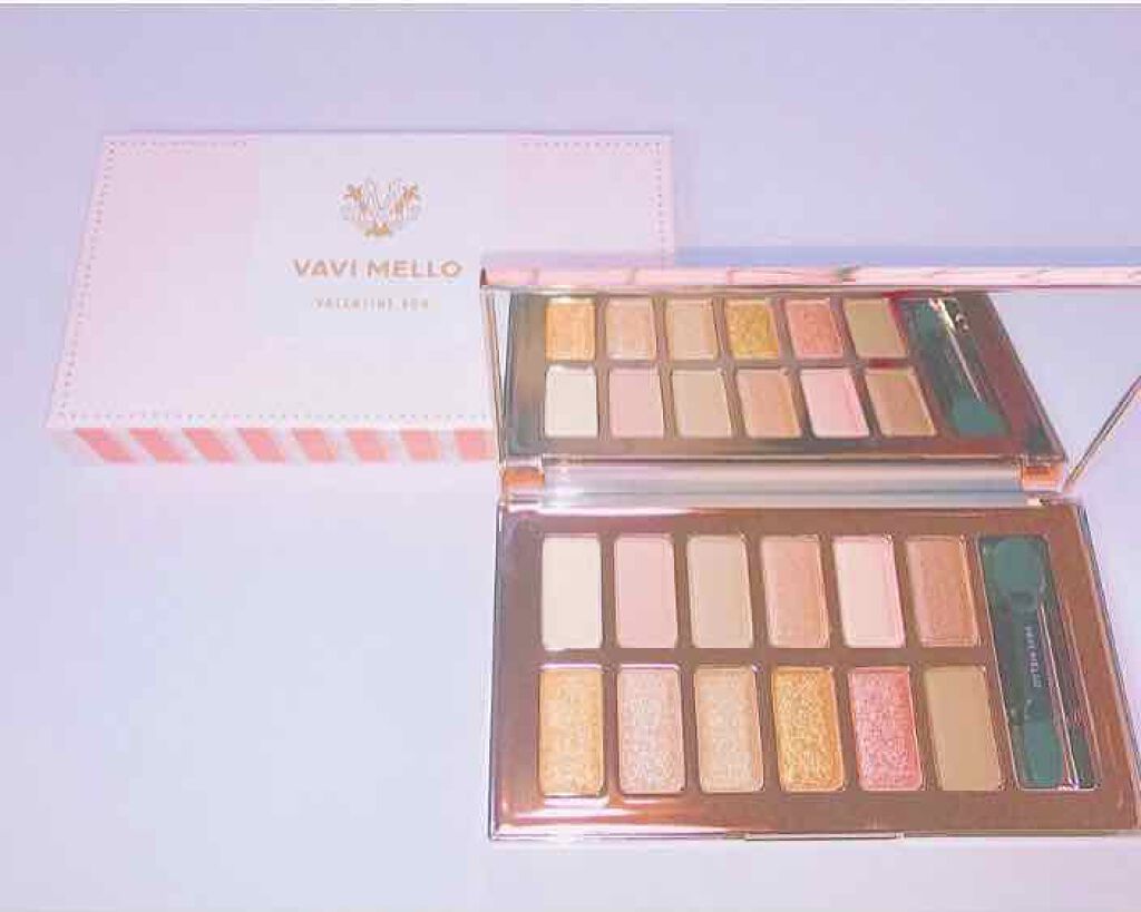バレンタインボックス/VAVI MELLO/アイシャドウパレットを使ったクチコミ(1枚目)