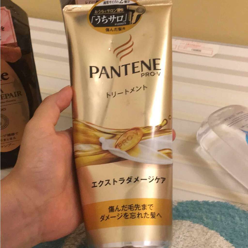 エクストラダメージケア デイリー補修トリートメント/パンテーン/洗い流すヘアトリートメントを使ったクチコミ(1枚目)