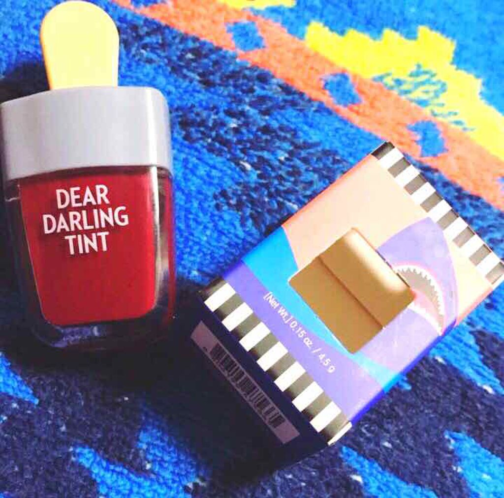 ディアダーリン ウォータージェルティント (アイスティント)/ETUDE/口紅を使ったクチコミ(1枚目)