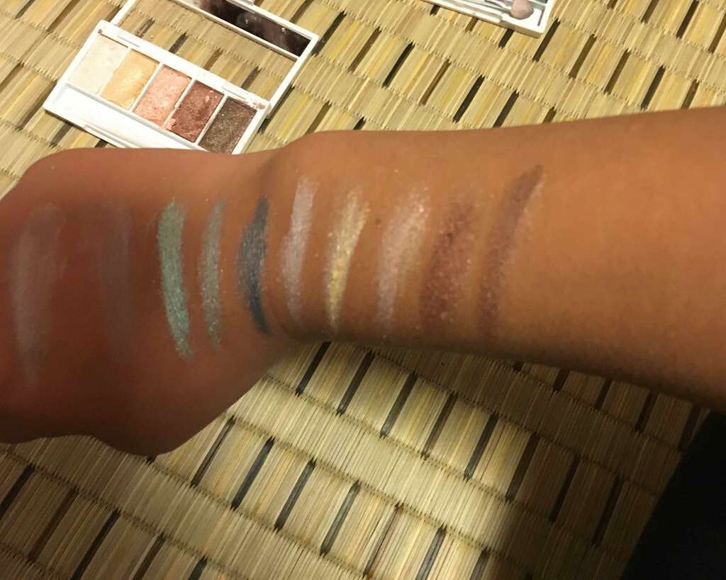 エルファー グリッターアイシャドウ/DAISO/アイシャドウパレットを使ったクチコミ(4枚目)