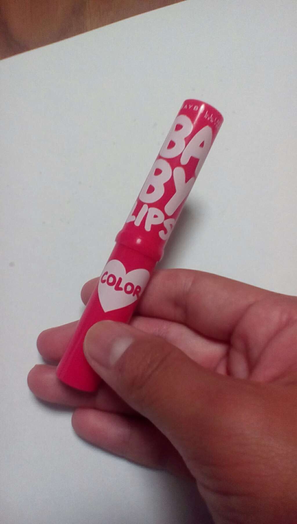 リップクリーム カラー BABY LIPS/MAYBELLINE NEW YORK/リップケアを使ったクチコミ（1枚目）