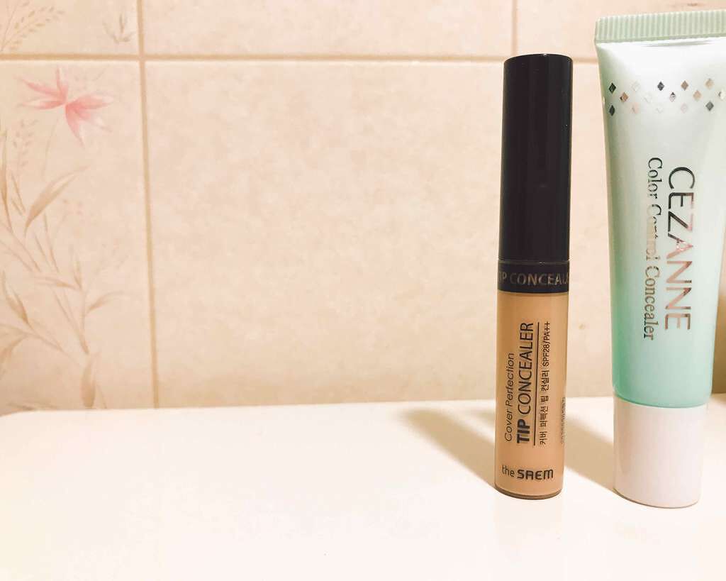 赤み補正コンシーラー/CEZANNE/クリームコンシーラーを使ったクチコミ（1枚目）