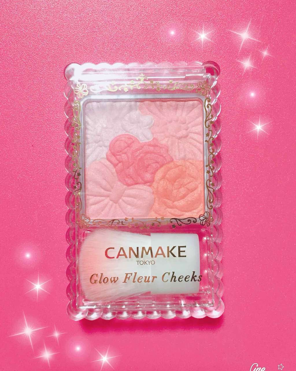 グロウフルールチークス/キャンメイク/パウダーチークを使ったクチコミ（1枚目）
