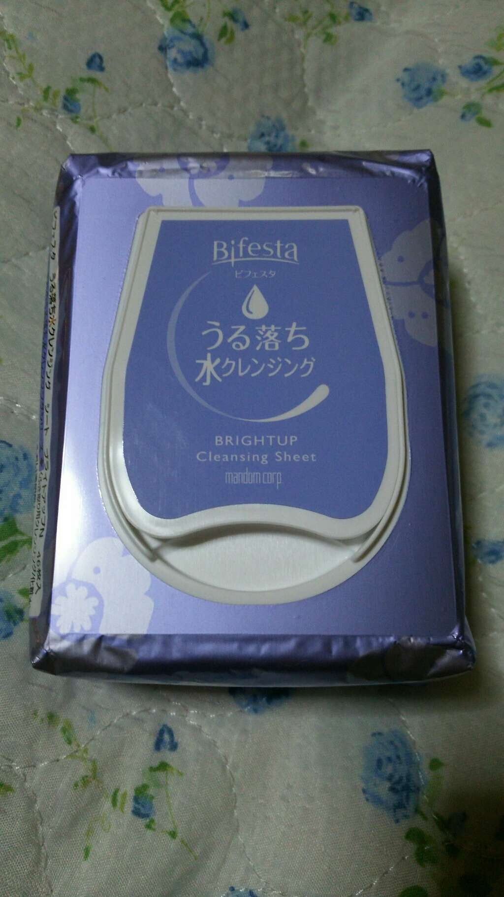 ミセラークレンジングシート ブライトアップ/ビフェスタ/クレンジングシートを使ったクチコミ(1枚目)