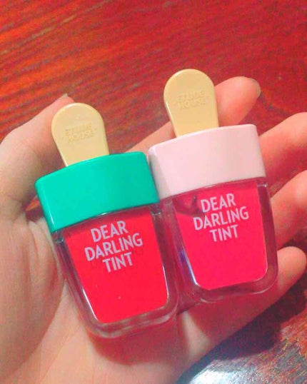 ディアダーリン ウォータージェルティント (アイスティント)/ETUDE/口紅を使ったクチコミ(1枚目)