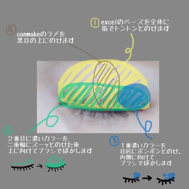スキニーリッチシャドウ/excel/アイシャドウパレットを使ったクチコミ（3枚目）