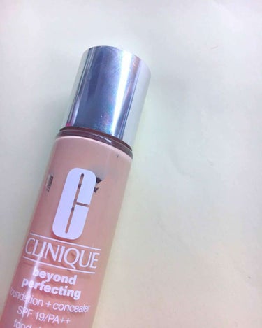 ビヨンド パーフェクティング ファンデーション 19/CLINIQUE/リキッドコンシーラーを使ったクチコミ（1枚目）