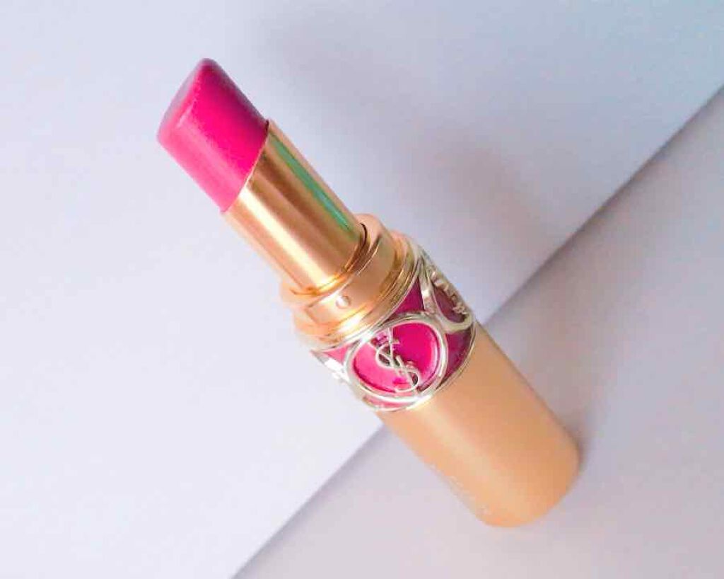 ルージュ ヴォリュプテ シャイン/YVES SAINT LAURENT BEAUTE/口紅を使ったクチコミ(1枚目)