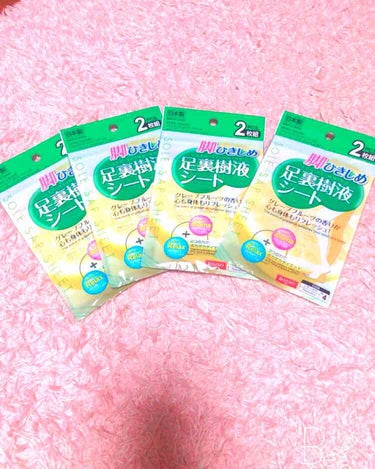 脚ひきしめ 足裏樹液シート/DAISO/レッグ・フットケアを使ったクチコミ（1枚目）