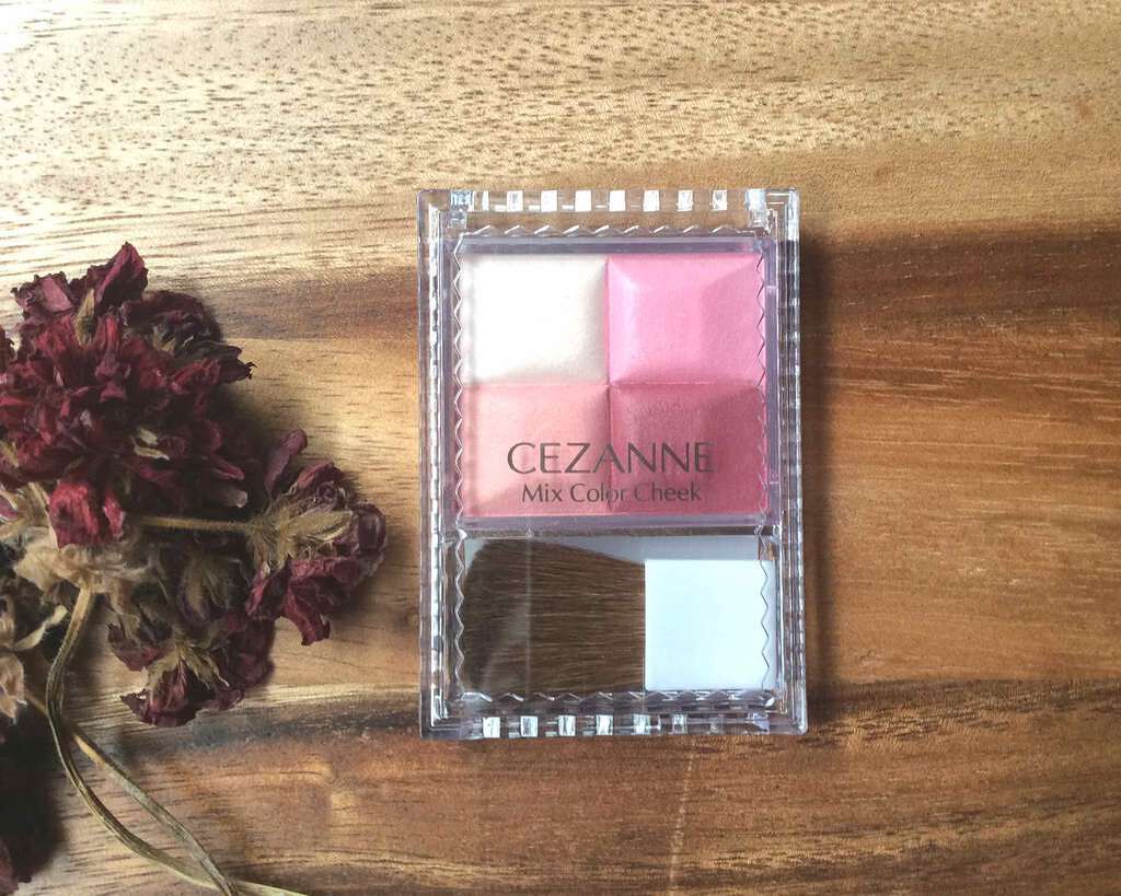 ミックスカラーチーク/CEZANNE/パウダーチークを使ったクチコミ（1枚目）