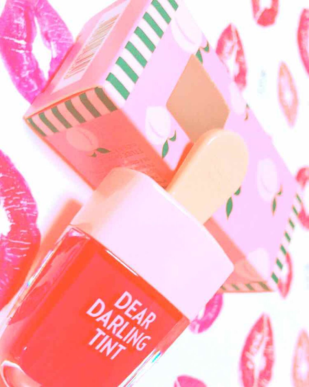 ディアダーリン ウォータージェルティント (アイスティント)/ETUDE/口紅を使ったクチコミ(1枚目)