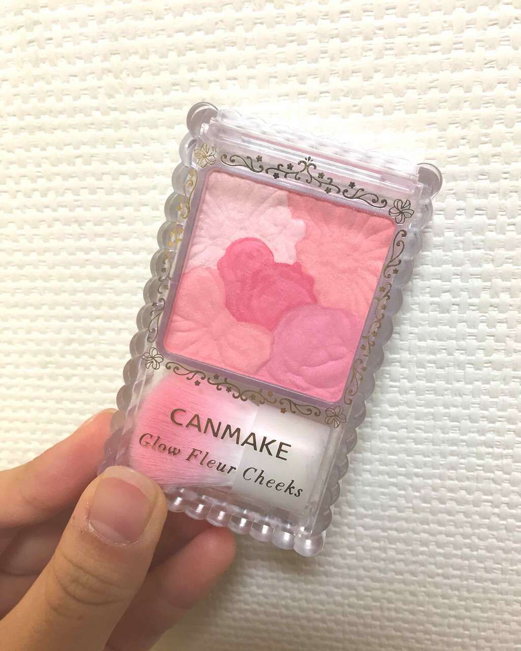 グロウフルールチークス/キャンメイク/パウダーチークを使ったクチコミ（1枚目）