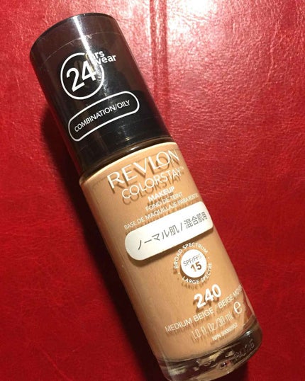 カラーステイ メイクアップ/REVLON/リキッドファンデーションを使ったクチコミ(1枚目)