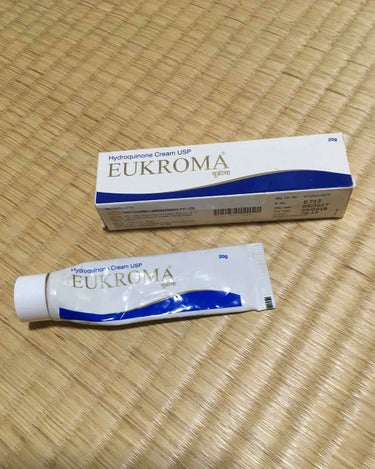 EUKROMA　ハイドロキノンクリーム4%　20g/EUKROMA/その他スキンケアを使ったクチコミ（1枚目）