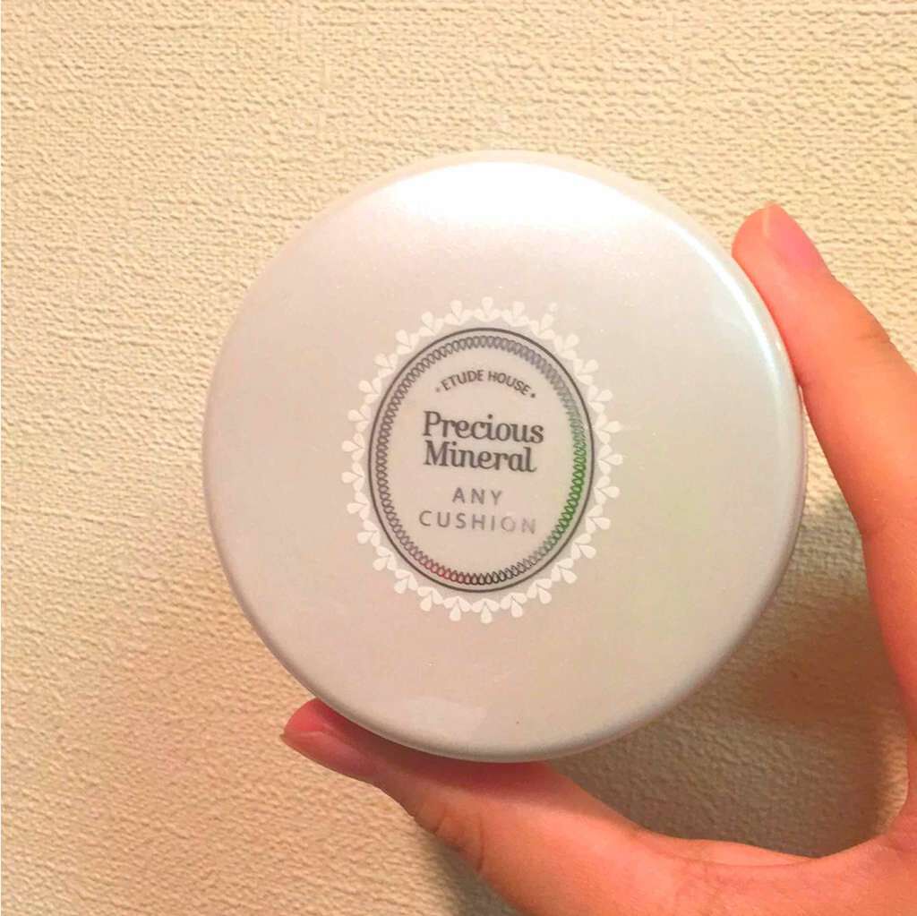 プレシャスミネラル エニークッション SPF50+/PA+++/ETUDE/クッションファンデーションを使ったクチコミ(1枚目)