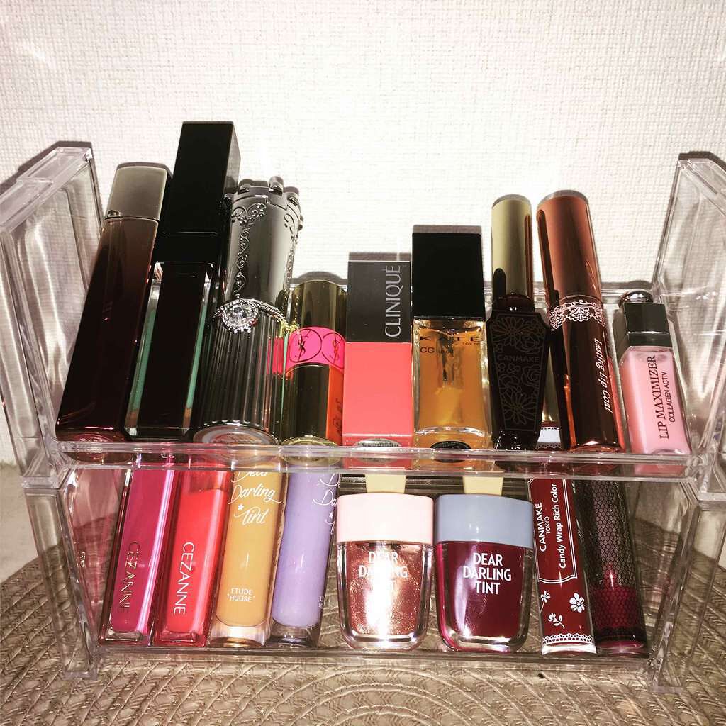 hizuki on LIPS 「キャンドゥに売ってたネイルの収納をリップにしてみた(´^ω^`..」(1枚目)