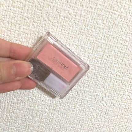 チーク カラー(ブラシ付)/ちふれ/パウダーチークを使ったクチコミ(1枚目)