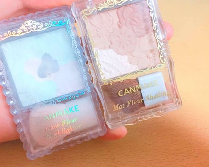 グロウフルールハイライター/キャンメイク/パウダーハイライトを使ったクチコミ(1枚目)