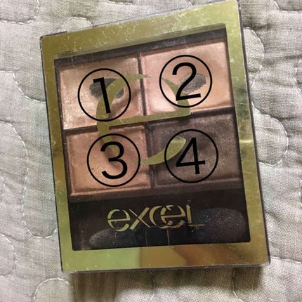 スキニーリッチシャドウ/excel/アイシャドウパレットを使ったクチコミ(2枚目)