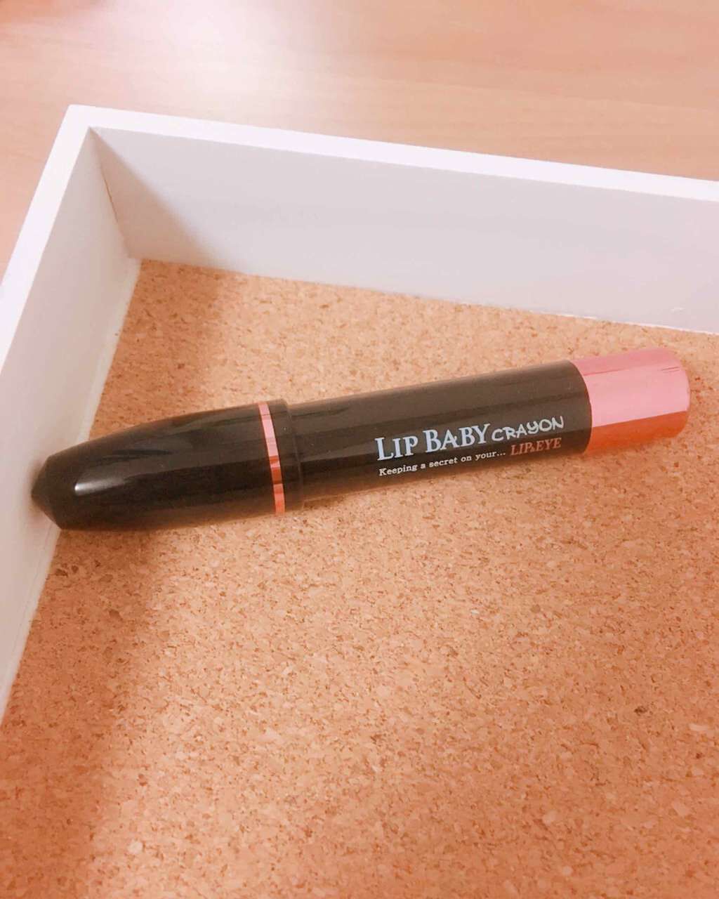 リップベビークレヨン リップ＆アイ コットンピンク/メンソレータム/口紅を使ったクチコミ（1枚目）